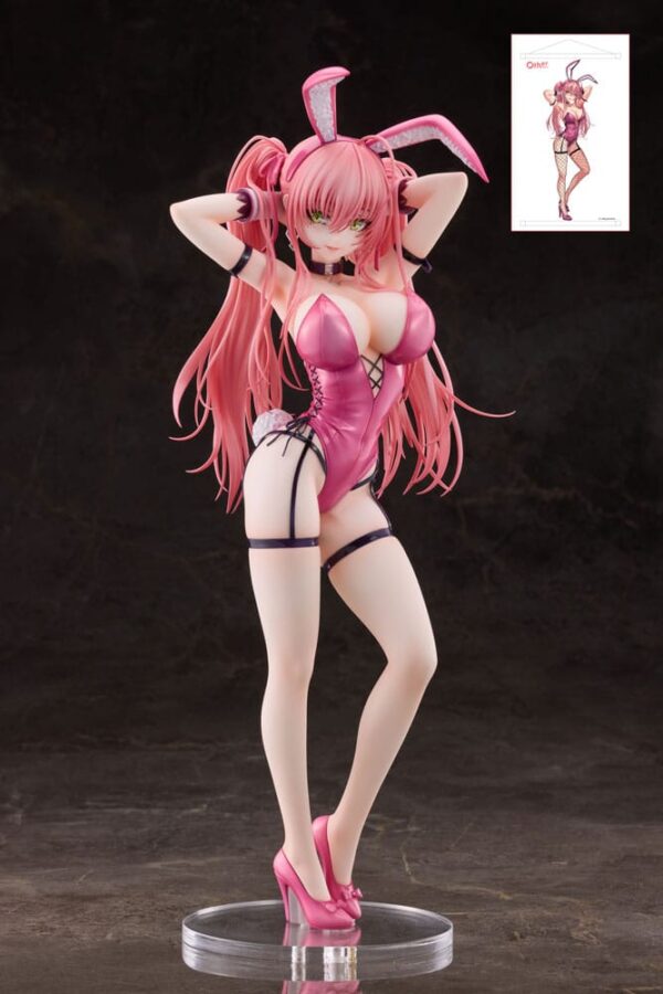 Original Character Pvc Statua 1/4 Pink Twintail Bunny-chan Deluxe Ver. 43 Cm Partylook