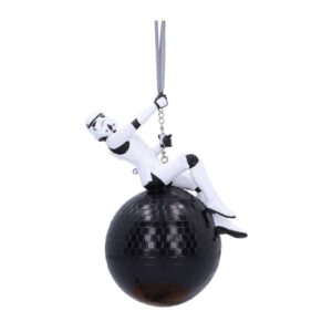 Original Stormtrooper Hanging Tree Ornament Wrecking Ball Hanging Stormtrooper 12 Cm Nemesis Now