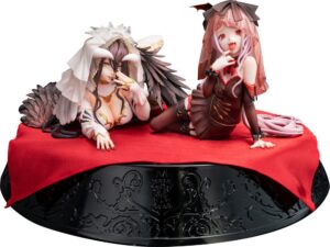 Overlord Iv Pvc Statuas 1/7 Albedo & Shalltear: Bride Ver. 9 - 11 Cm Kadokawa