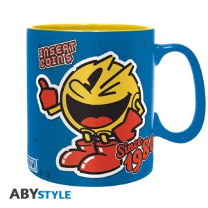 Pac-man - Tazza - 460 Ml - Retro - Con Box