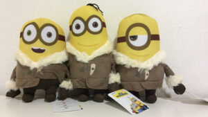 PELUCHE MINIONS MOVIE ESCHIMESE 18CM PELUCHES