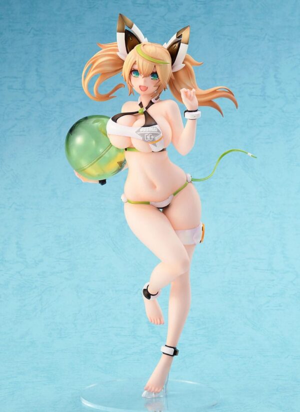 Phantasy Star Online 2 Pvc Statua 1/7 Es Gene - Summer Vacation (re-run) 25 Cm Amakuni