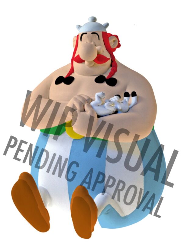 Plastoy Asterix Obelix Con Idefix Salvadanaio Salvadanaio