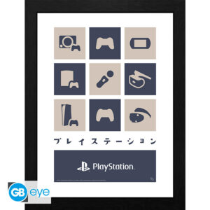 PLAYSTATION - Framed print "Hardware" (30x40)