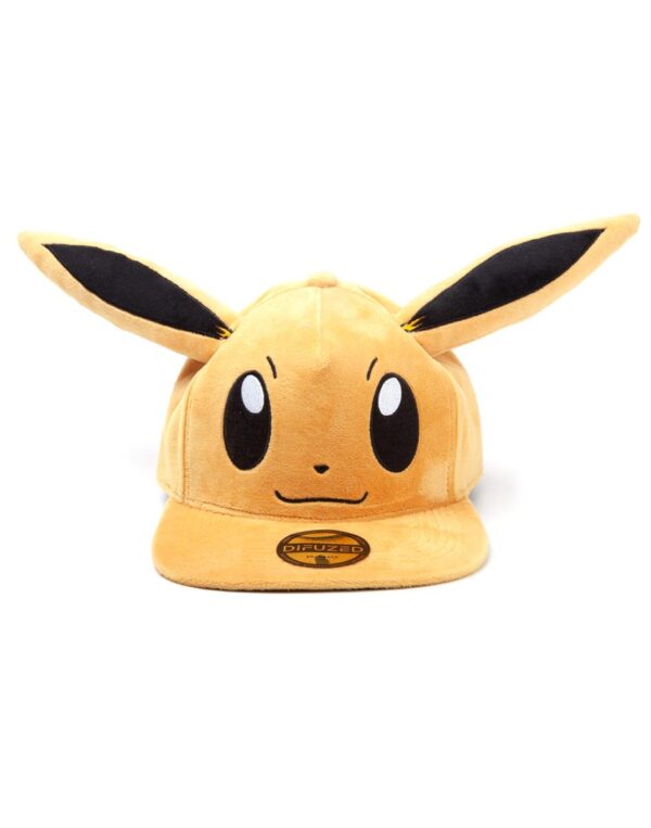 Pokémon - Eevee Peluche Cappellino Snapback Difuzed