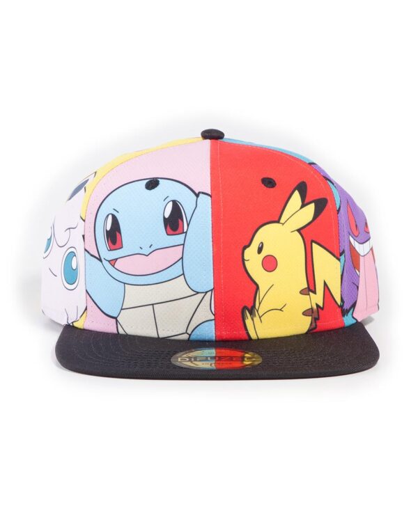 Pokémon -  Multi Pop Art Cappellino Snapback Difuzed