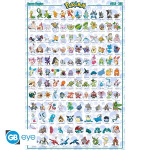 Pokemon - Poster Maxi 91.5x61 - Hoenn Pokemon German