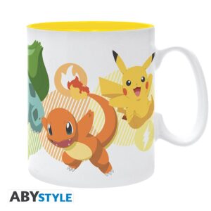 Pokemon- Tazza - 460 Ml - Pikachu E Starters - Subli - Box