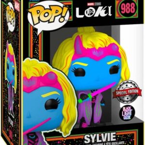 Pop Figura Marvel Loki Silvye Black Light Esclusiva Funko