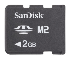 PSP GO!SANDISK MEMORY STICK MICRO M2 2GB CARD/HARD DISK CONSOLE - MEMORIE