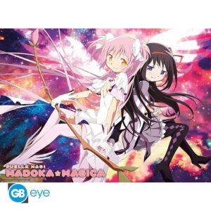 PUELLA MAGI MADOKA MAGICA - Poster Chibi 52x38 - Goddess Madoka & Hom