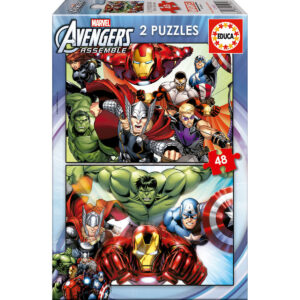 Puzzles Vendicatori Avengers Marvel 2 x 48 Educa Borras