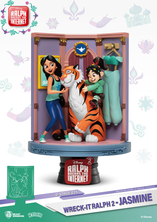 Ralph 2 Statua Jasmine & Vanellope D-Stage Diorama Figura 15 cm Beast Kingdom