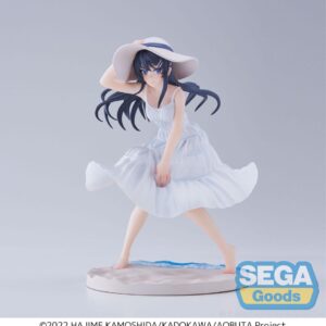 Rascal Does Not Dream Of A Bunny Girl Senpai Luminasta Pvc Statua Mai Sakurajima Summer Dress 17 Cm Sega