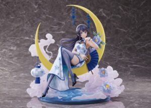 Rascal Does Not Dream Of Bunny Girl Senpai Pvc Statua 1/7 Mai Sakurajima White Mandarin Dress Ver. 25 Cm Spiritale