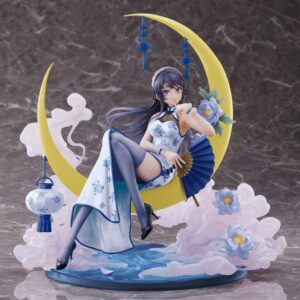 Rascal Does Not Dream Of Bunny Girl Senpai Pvc Statua 1/7 Mai Sakurajima White Mandarin Dress Ver. 25 Cm Spiritale