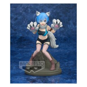 Re: Zero Starting Life In Another World Espresto Est-monster Motions Pvc Statua Rem 18 Cm Banpresto