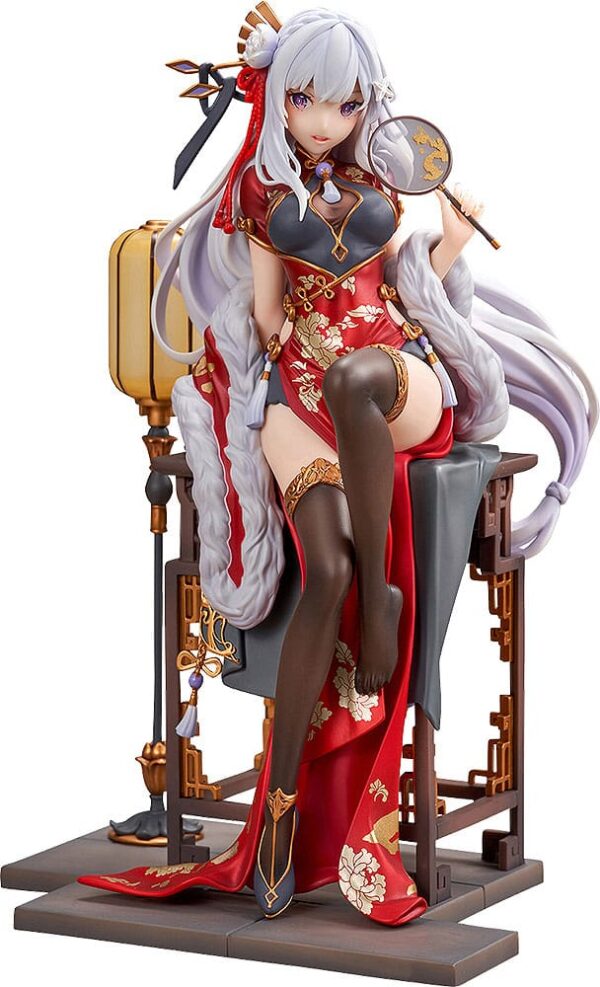 Re:zero -starting Life In Another World- Pvc Statua 1/7 Emilia: Graceful Beauty 2024 New Year Ver. 24 Cm Kadokawa