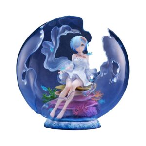 Re:zero Starting Life In Another World Pvc Statua 1/7 Rem Aqua Orb Ver. 25 Cm Furyu