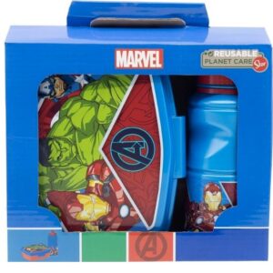 Regalo Set 2 In 1 Portamerenda + Borraccia Marvel Avengers - Gadget