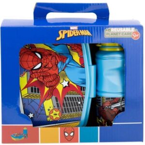 Regalo Set 2 In 1 Portamerenda + Borraccia Spider-man Marvel - Gadget
