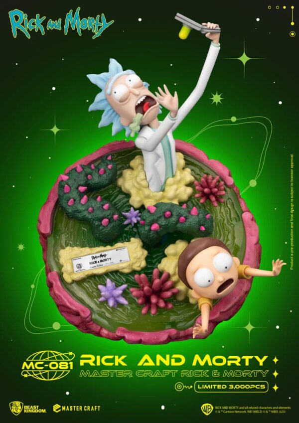 Rick E Morty Master Craft Statua Rick E Morty 42 Cm Beast Kingdom Toys