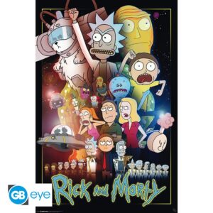 Rick E Morty - Poster Maxi 91.5x61 - Wars