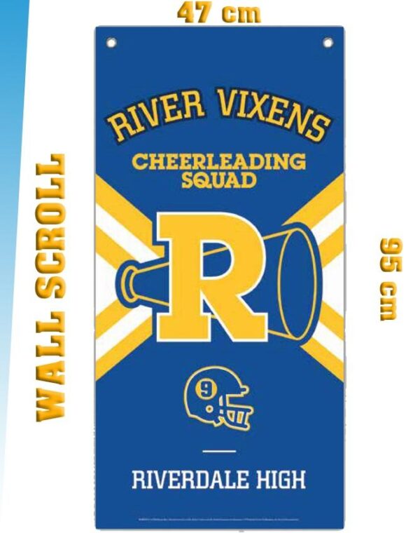 RIVERDALE CHEEERLEADING WALL BANNER WALL SCROLL BS STUDIO