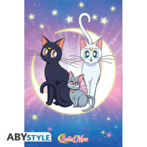 Sailor Moon - Poster "luna, Artemis & Diana" (91.5x61)