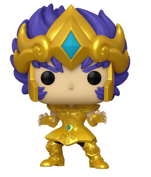 Saint Seiya Funko POP Vinile Figura Leo Ikki Gold 9 cm