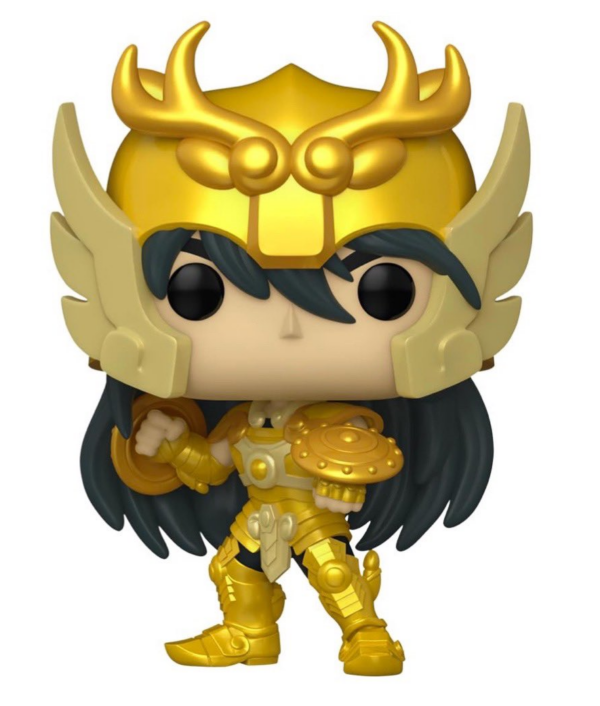 Saint Seiya Funko POP Vinile Figura Libra Shiryu Gold 9 cm