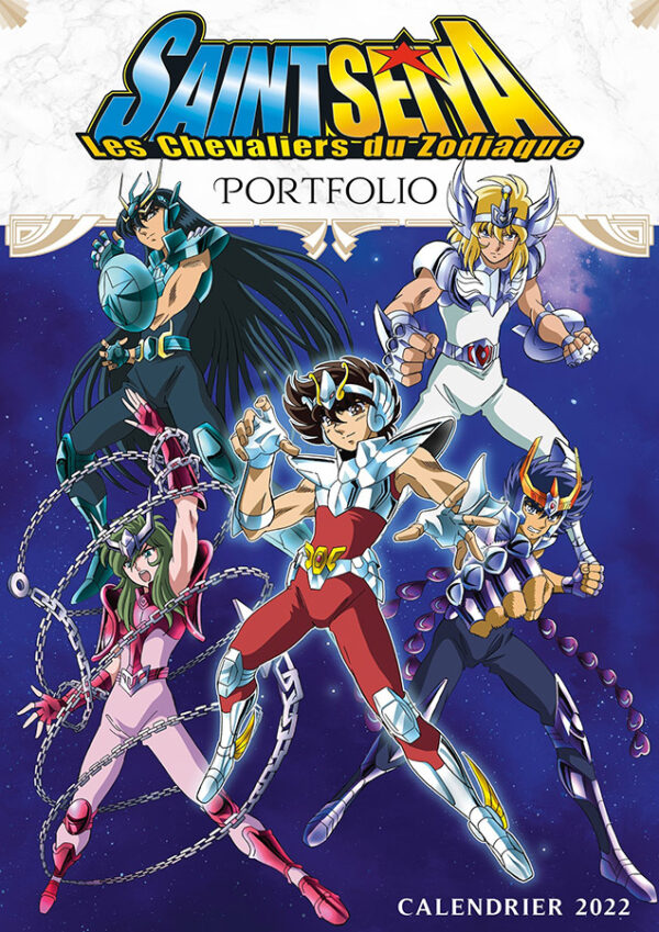 SAINT SEIYA PORTFOLIO CALENDAR 2022 CALENDARIO YNNIS