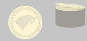SD TOYS GOT STARK STICKY NOTE ROUNDED ACCESSORI
