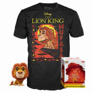 Set Pop Figura & Tee Disney Il Re Leone Mufasa Funko