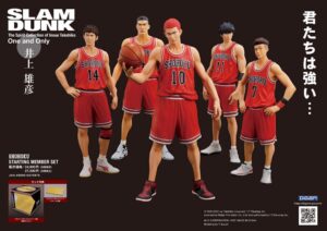Slam Dunk Scale Pvc Statuas 5-pack Shohoku Starting Member Set 15 - 17 Cm Union Creative