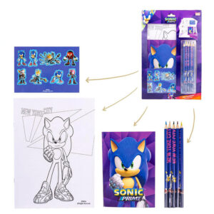 Sonic Prime Colouring Stationery Set Cerdà