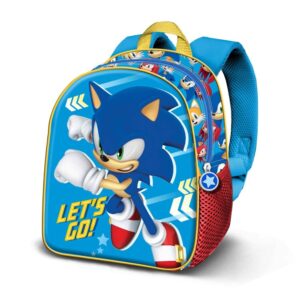 Sonic The Hedgehog Go 3d Zaino 31cm Karactermania