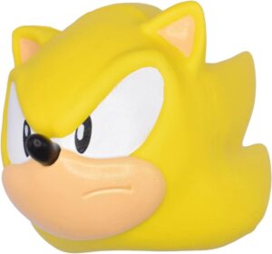 Sonic The Hedgehog Mega Squishme Anti-stress Figura Super Sonic 15 Cm Just Toys