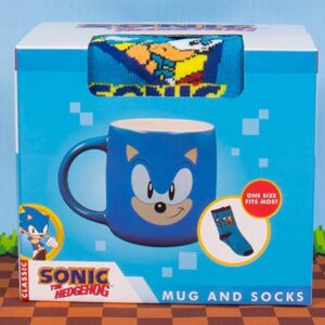 Sonic The Hedgehog Regalo Set 2 In 1 Tazza + Calzini Fizz Creations