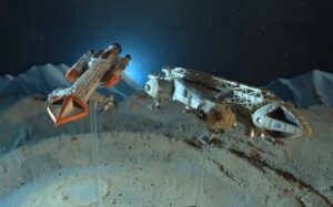SPACE 1999 WARGAMES EAGLE/HAWK SET REPLICA SIXTEEN 12
