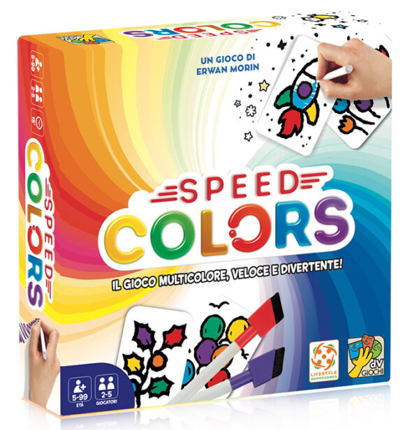 Speed Colors-Il Gioco di Carte da Colorare Gioco da Tavola