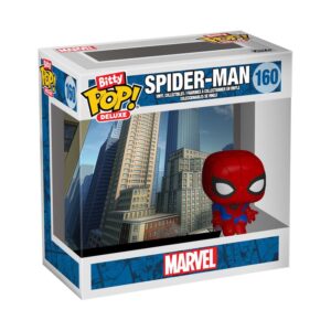 Spider-man Bitty Pop! Deluxe Vinile Figura Spider-man(cityscape)  2,5 Cm Funko