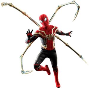 Spider-man: Far From Home Figura Spider-Man con Tuta Integrata 29 Cm Hot Toys
