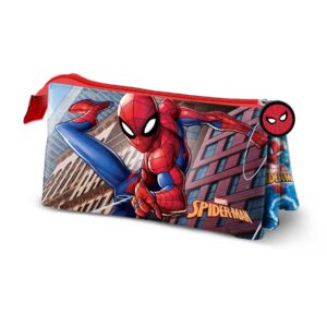 Spider-man Streets Astuccio Portatutto Triplo, Multicolore Karactermania