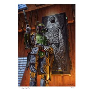 Star Wars Art Print Boba Fett: The Bounty 46 X 61 Cm - Unframed Sideshow Collectibles