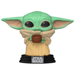 Star Wars Il Mandaloriano Funko Pop Vinile Figura Bambino Con Tazza 9 cm