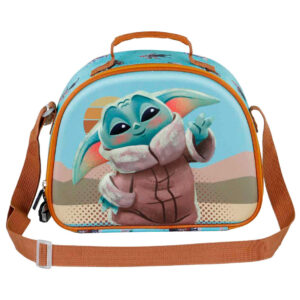 Star Wars The Mandalorian Grogu Say Hi 3d Borsa Per Il Pranzo Karactermania