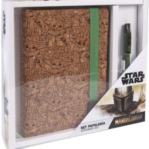 Star Wars The Mandalorian Set Yoda Bambino Cartoleria 25x3x24 Cm Cerdà
