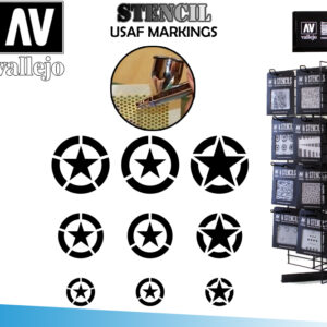STENCIL STAIR004 USAF MARKINGS ACCESSORI PER MODELLISMO VALLEJO VALLEJO
