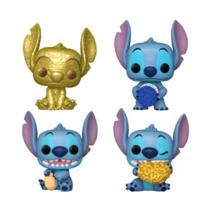 Stitch Holiday 2024 Pocket Pop! Vinile Portachiavis 4-pack Dreidel Box 4 Cm Funko